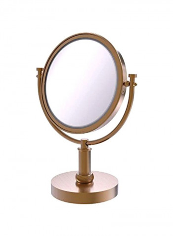 Vanity Top Make-Up Mirror ذهبي/شفاف