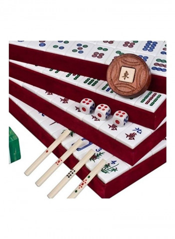 148-Piece Tiles And Wooden Case