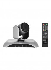 Aibecy 1080P FHD USB Video Conference Camera Auto Focus 360° Auto Scan Plug-N-Play with Infrared Remote Control