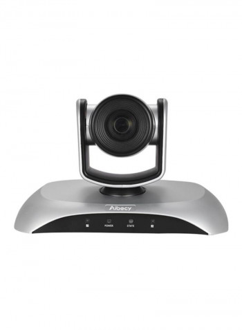 Aibecy 1080P FHD USB Video Conference Camera Auto Focus 360° Auto Scan Plug-N-Play with Infrared Remote Control