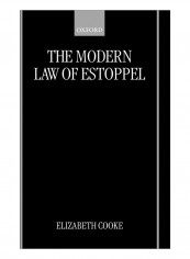 The Modern Law Of Estoppel Hardcover