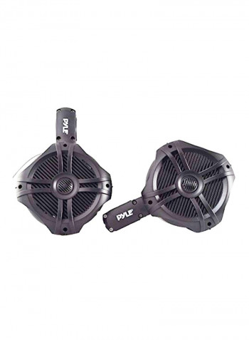 Dual Subwoofer Speaker Set PLMRWB65LEB Black