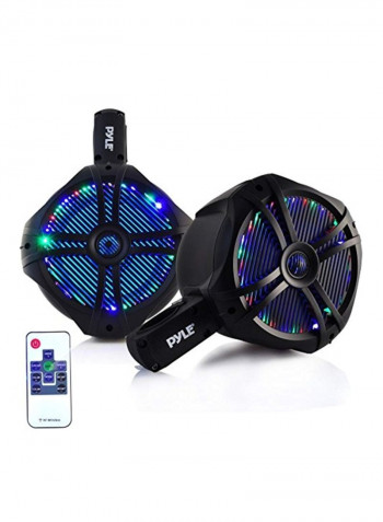Dual Subwoofer Speaker Set PLMRWB65LEB Black