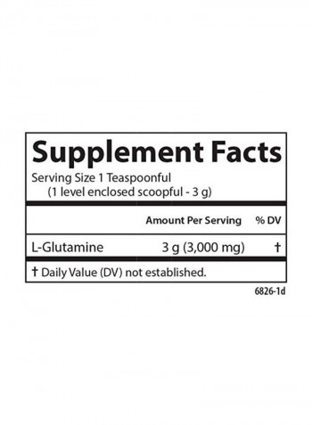 L-Glutamine Powder Free Form Amino Acid Dietary Supplement