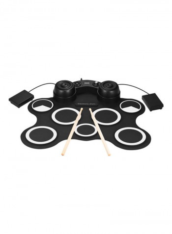 Portable USB Stereo Digital Electronic Drum Kit