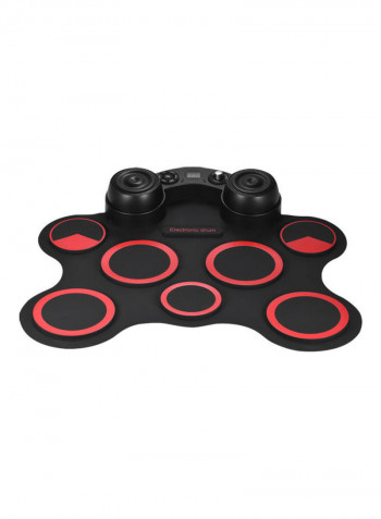 Portable USB Stereo Electronic Drum Kit