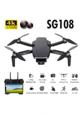 SG108 RC Drone 5G WiFi FPV GPS Optical Flow Positioning 28.5*10.5*20.5cm