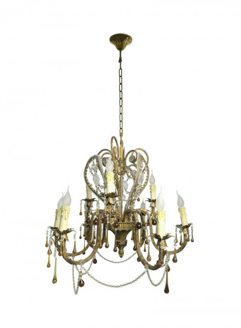Chandelier Brown/White/Yellow 80x85centimeter
