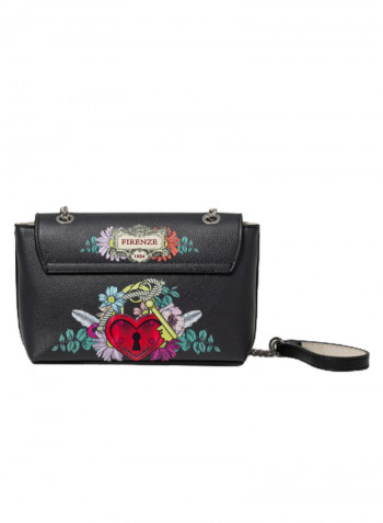 Britney Parrot Printed Crossbody Bag Multicolour