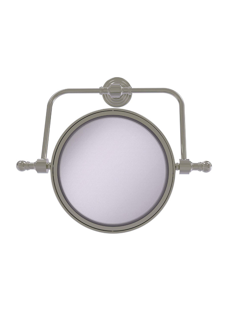 Wall Mounted Swivel Make-Up Mirror Silver 8inch
