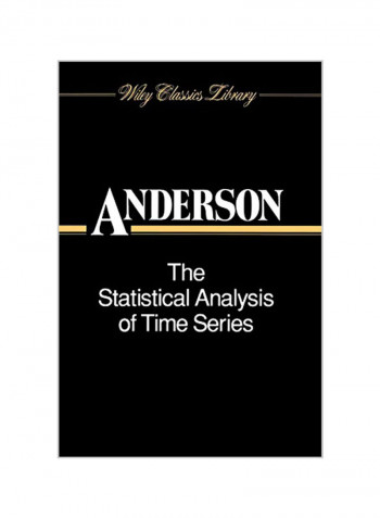 The Statistical Analysis Of Time Series Paperback