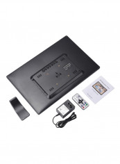 Electronic LCD Digital Photo Frame Album Kit 17.3inch Black