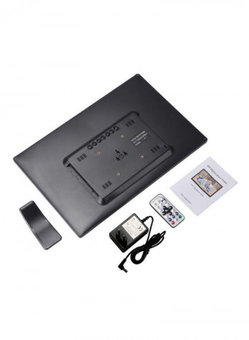 Electronic LCD Digital Photo Frame Album Kit 17.3inch Black