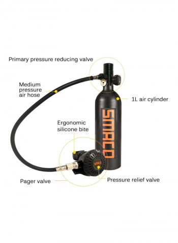 Scuba Diving Oxygen Cylinder 1L