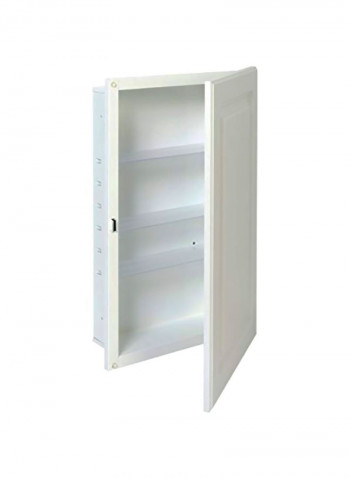 Steel Tech Body Medicine Cabinet White
