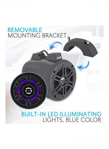 Waterproof Marine Wakeboard Tower Speakers B07BS8PBWY Black/Purple