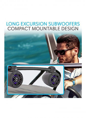 Waterproof Marine Wakeboard Tower Speakers B07BS8PBWY Black/Purple
