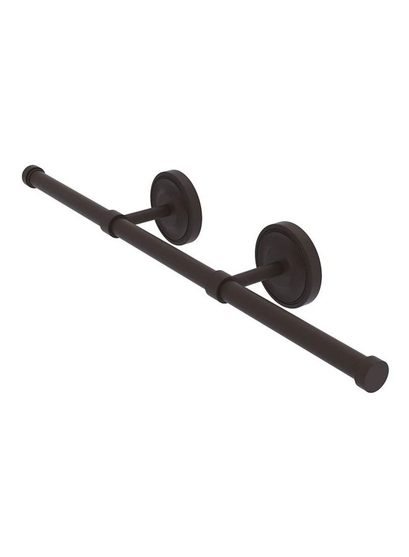Prestige Regal Collection Wall Mounted Towel Holder Black 21.4x3x3.6inch