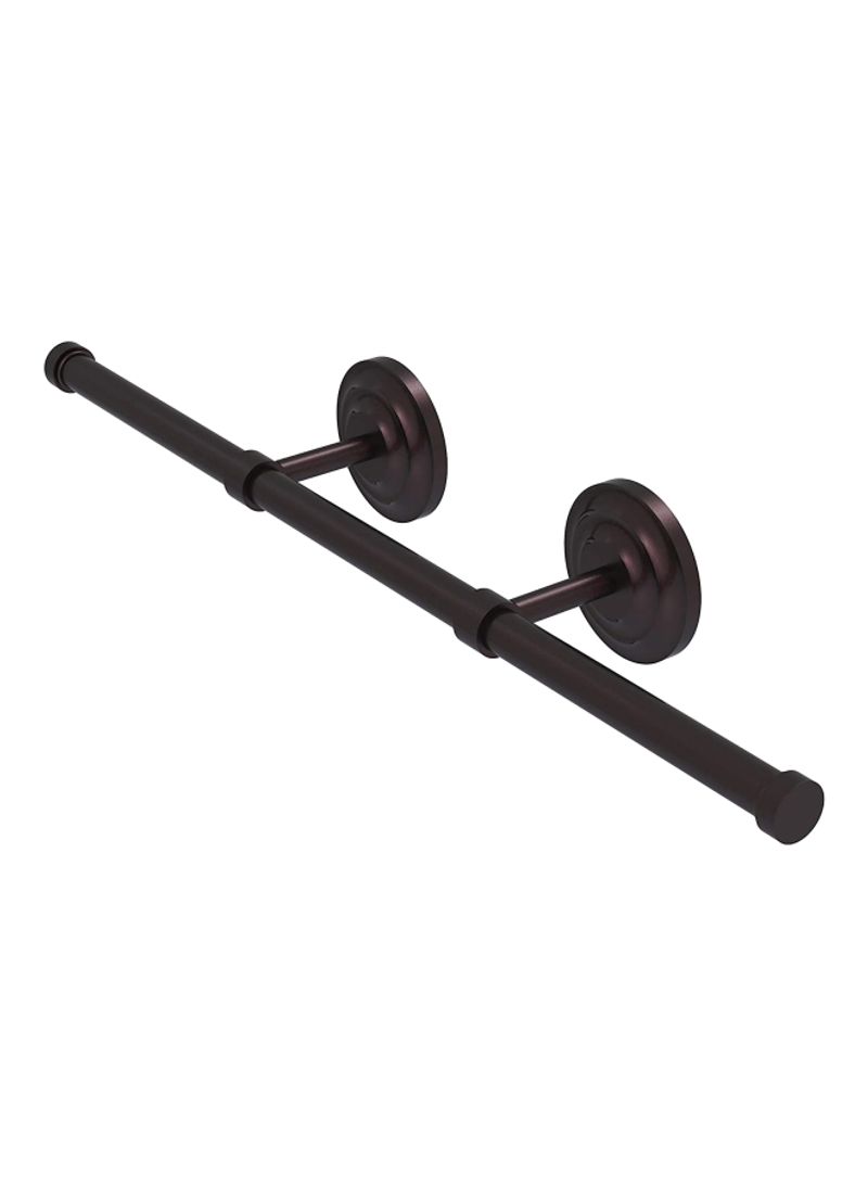 Que New Collection Wall Mounted Towel Holder Brown 21.4x3x3.6inch