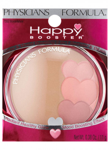 2-In-1 Happu Booster Bronzer And Blush 7552 Bronze/Natural