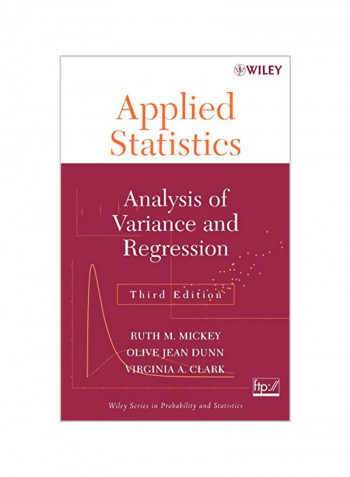 Applied Statistics: Analysis of Variance and Regression 3 Hardcover