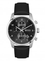 Men's Skymaster Water Resistance Leather Chronograph Watch 1513782