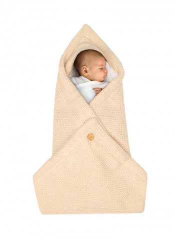 Knitted Button Detail Sleeping Bag