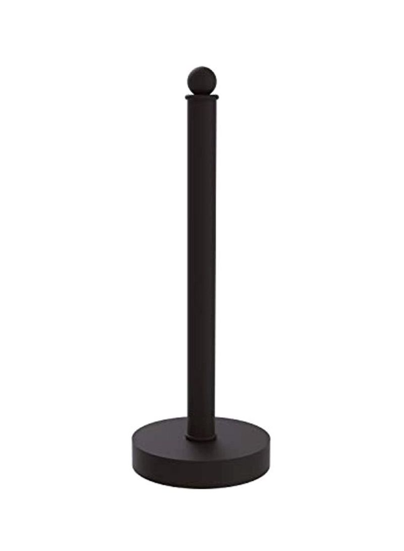 Contemporary Counter Top Kitchen Paper Towel Holder Black 5x5x14inch