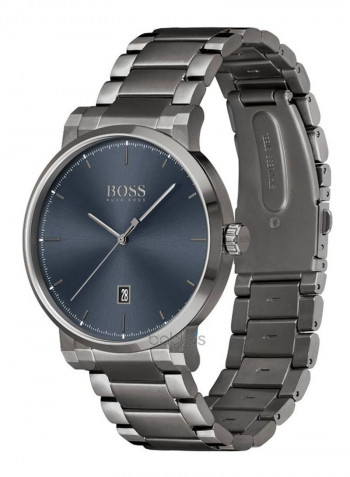 Men's Stainless Steel Confidence Gunmetal Analog Watch 1513793