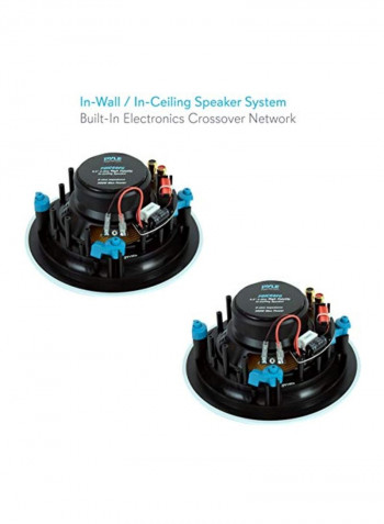 2-Way Ceiling Wall Hi-Fi Speaker B07D1YSSDW Black/White