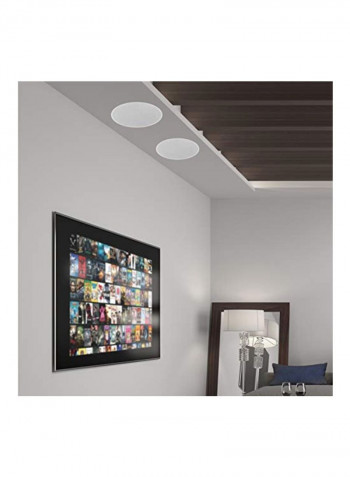 2-Way Ceiling Wall Hi-Fi Speaker B07D1YSSDW Black/White