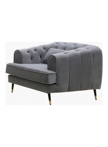 Alison Sofa With 1-Cushion Grey 86x71x93cm
