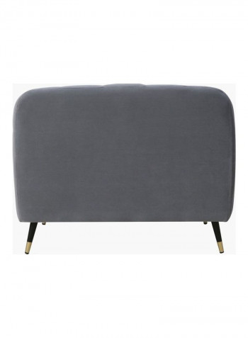 Alison Sofa With 1-Cushion Grey 86x71x93cm