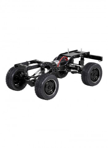 Replacement Metal Wheelbase Chassis Frame With Tires For 1/12 RC Crawler Car