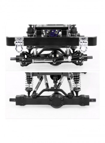Replacement Metal Wheelbase Chassis Frame With Tires For 1/12 RC Crawler Car