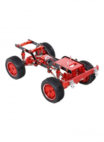 Replacement Metal Wheelbase Chassis Frame With Tires For 1/12 RC Crawler Car