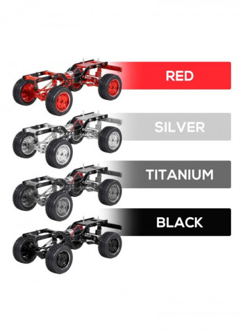 Replacement Metal Wheelbase Chassis Frame With Tires For 1/12 RC Crawler Car