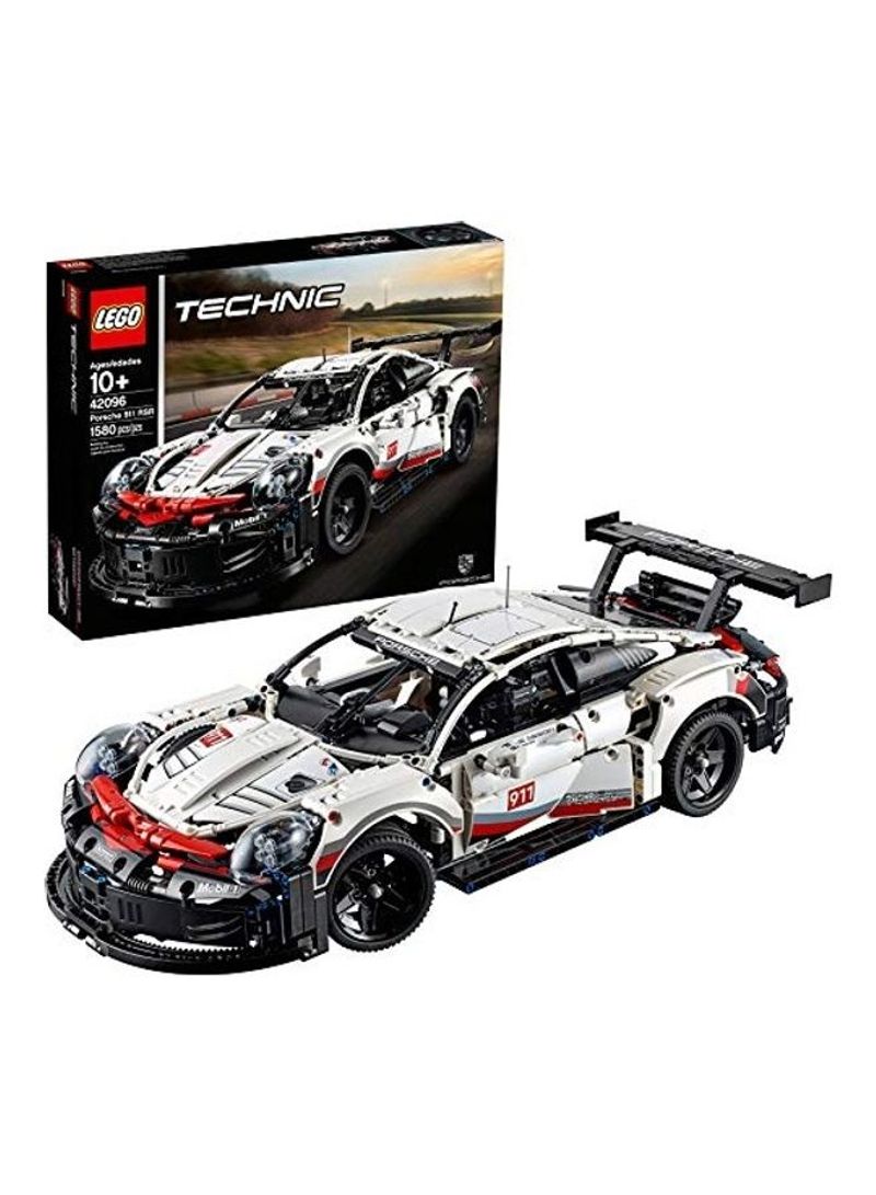 1580-Piece Technic Porsche 911 RSR Race Car Building Toy