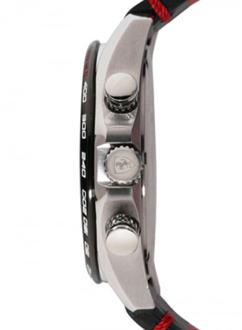 Men's Pilota Evo Water Resistance Leather Chronograph Watch 830710