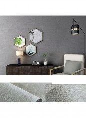 Modern Simple Style Waterproof Self-Adhesive Wall Sticker Grey 60x90cm