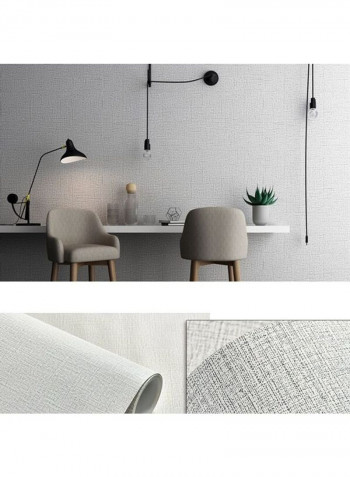 Modern Simple Style Waterproof Self-Adhesive Wall Sticker Grey 60x90cm