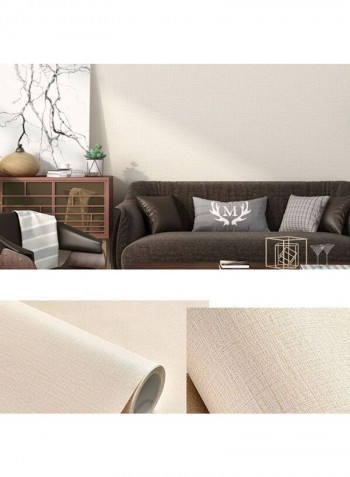 Modern Simple Style Waterproof Self-Adhesive Wall Sticker Grey 60x90cm
