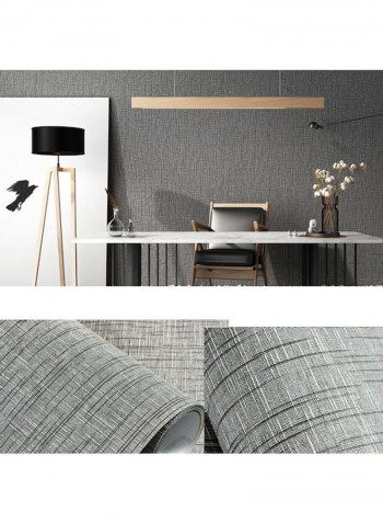 Modern Simple Style Waterproof Self-Adhesive Wall Sticker Grey 60x90cm
