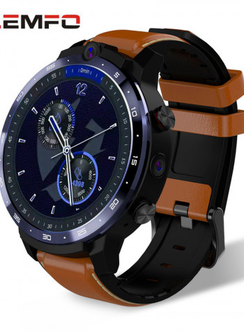 LEM12 Pro 4G LTE Multi-Function Smartwatch For Android/iOS Phones Brown