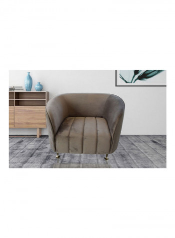 Athena 1-Seater Sofa Brown
