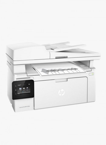 LaserJet Pro M130fw Wireless Monochrome Multi Functional Printer,G3Q60A White