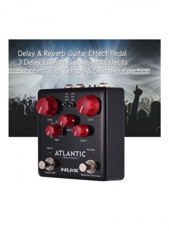 Delay And Reverb Guitar Effect Pedal