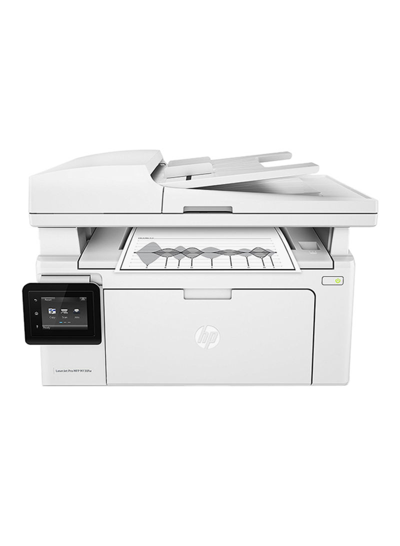 LaserJet Pro MFP M130fw Monochrome  Printer With Wireless Capability,G3Q60A White