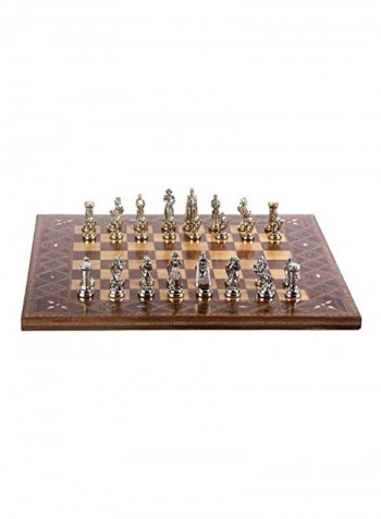 Medium Metal Chess Set