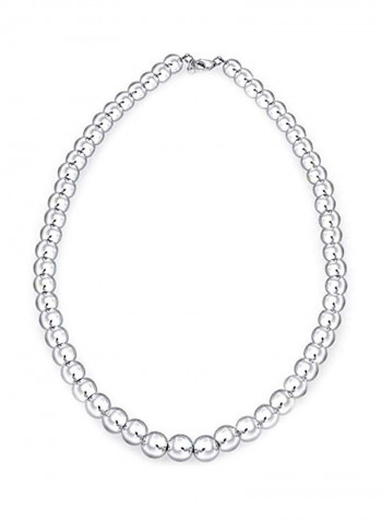925 Sterling Silver Bead Necklace